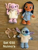 NuiMOs set Stitch Angel Lilo poppen incl accessoires Disney, Verzamelen, Disney, Ophalen, Overige figuren, Zo goed als nieuw, Overige typen