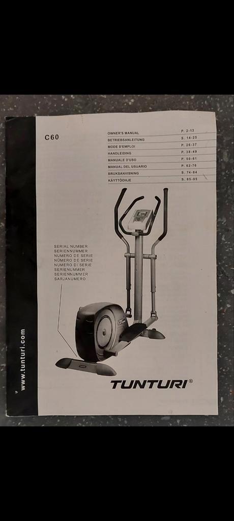 Te Koop fijne Tunturi C60 crosstrainer, Sport en Fitness, Overige Sport en Fitness, Zo goed als nieuw, Ophalen