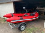 Bombard rubberboot + motor (4 meter), Watersport en Boten, Gebruikt, Benzine, Minder dan 70 pk, Ophalen