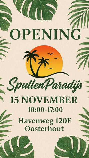 Opening Spullenparadijs! beschikbaar voor biedingen