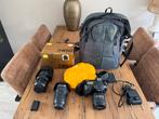 Nikon D810 met 3 lenzen, Ophalen, Spiegelreflex, Zo goed als nieuw, Nikon