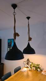 Landelijke brocante hanglamp, Huis en Inrichting, Lampen | Hanglampen, Landelijk, Metaal, Zo goed als nieuw, Ophalen