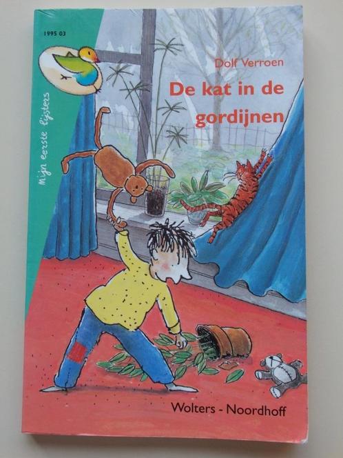 De kat in de gordijnen - Dolf Verroen, Boeken, Kinderboeken | Jeugd | onder 10 jaar, Gelezen, Ophalen