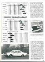 Autovisie test Renault Rambler 1967, Ophalen of Verzenden, Gelezen, Renault