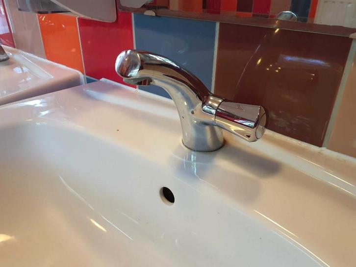 MH6 - Grohe koud waterkranen, december/januari!, Doe-het-zelf en Verbouw, Sanitair, Gebruikt, Kraan, Chroom, Ophalen