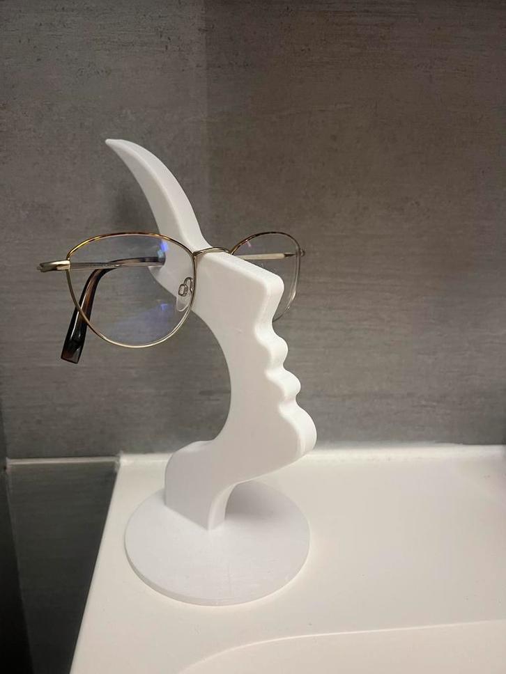 Bril houder 3d, Sieraden, Tassen en Uiterlijk, Zonnebrillen en Brillen | Heren, Nieuw, Bril, Overige merken, Wit, Ophalen of Verzenden