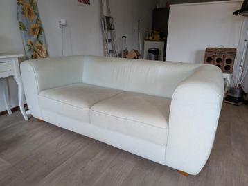 bank, 2,5 zits lichtblauw 