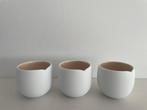 3x Nespresso Origin Lungo kopje | koffie coffee cafe mug cup, Ophalen, Gebruikt, Overige stijlen, Kop(pen) en/of Schotel(s)
