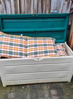 Kunstof opbergkist voor kussens, Ophalen, Zo goed als nieuw