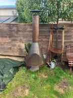 gietijzeren open haard, Huis en Inrichting, Ophalen, Gebruikt, Houtkachel, Vrijstaand