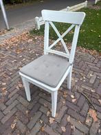 IKEA Ingolf Stoel - Landelijke Stijl, Huis en Inrichting, Stoelen, Gebruikt, Wit, Ophalen of Verzenden, Eén