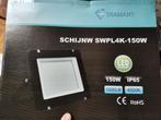 Nieuwe LED Schijnwerper 150W – 12000 Lumen – IP65 – In Doos, Ophalen of Verzenden, Nieuw, 50 tot 200 watt, Lamp met armatuur