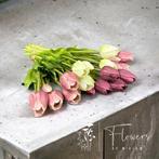 Real touch siliconen kunst tulpen 7 kleuren 47cm NIEUW!, Huis en Inrichting, Woonaccessoires | Kunstplanten en Kunstbloemen, Binnen