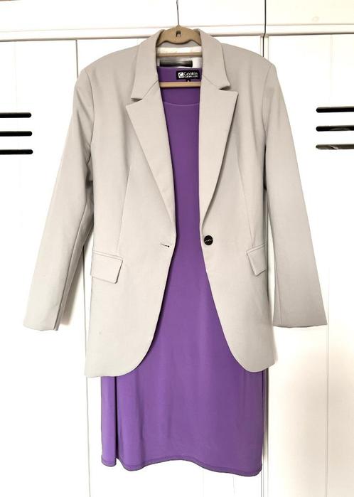 Als nieuw! COOKIE CULTURE  lila traveldress past mt 42/44/46, Kleding | Dames, Jurken, Zo goed als nieuw, Maat 42/44 (L), Paars