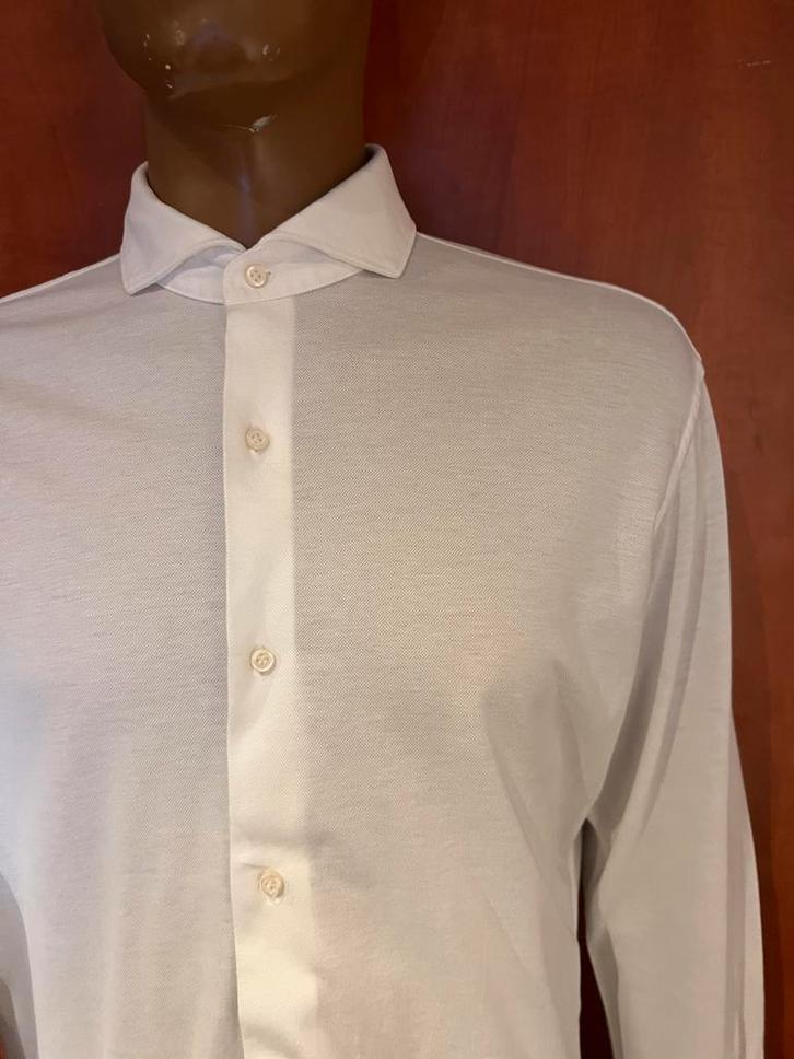 BOGGI overhemd maat XL origineel zgan, Kleding | Heren, Overhemden, Zo goed als nieuw, Halswijdte 43/44 (XL), Wit, Ophalen of Verzenden