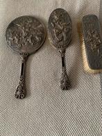 Borstels spiegel ouderwets, Antiek en Kunst, Ophalen of Verzenden, Rechthoekig, Minder dan 50 cm