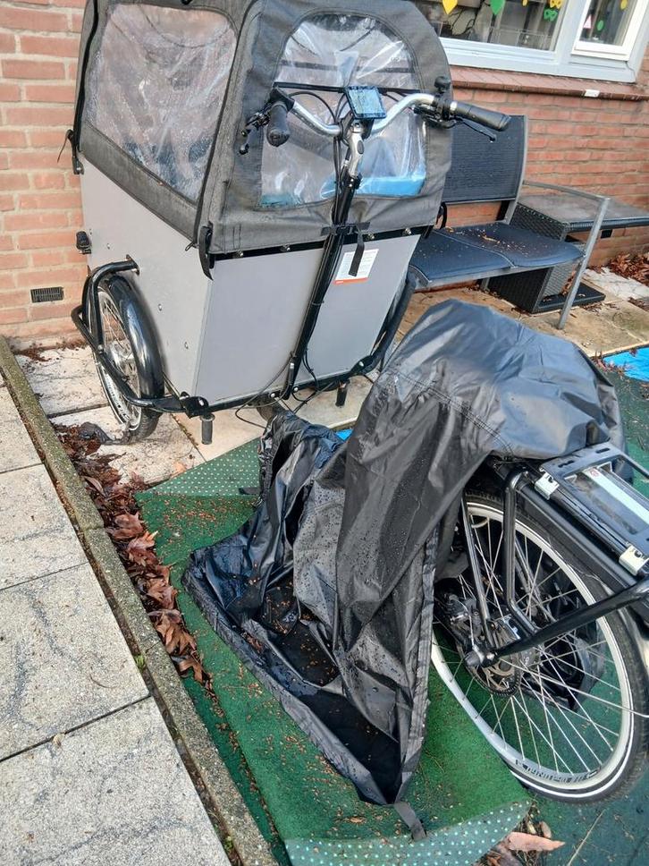 Babboe Big E Bakfiets - Elektrisch, Fietsen en Brommers, Fietsen | Bakfietsen, Gebruikt, Overige merken, 4 kinderen of meer, Elektrisch