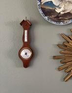 Leuke houten barometer thermometer, Antiek en Kunst, Ophalen of Verzenden