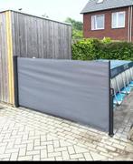 Windscherm 200x120, Aluminium, Ophalen of Verzenden, Zo goed als nieuw, 200 cm of meer