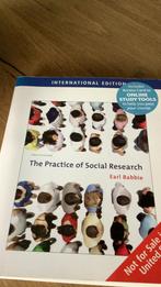 The practice of of social research - earl babbie, Ophalen of Verzenden, Zo goed als nieuw