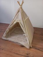Tipi tent voor kat of kleine hond NIEUW, Dieren en Toebehoren, Kattenmanden, Ophalen of Verzenden, Nieuw, Pluche