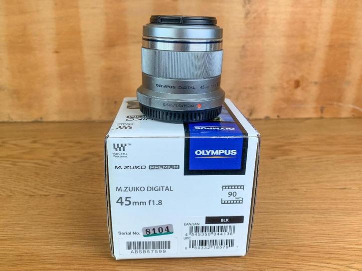 Olympus 1,8/45mm, Audio, Tv en Foto, Fotografie | Lenzen en Objectieven, Zo goed als nieuw, Standaardlens, Ophalen