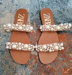 Zara dames sandalen met parel maat 39 gratis verzenden, Verzenden, Sandalen of Muiltjes, Zo goed als nieuw, Zara