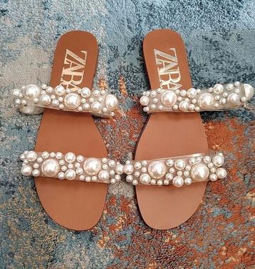 Zara dames sandalen met parel maat 39 gratis verzenden  beschikbaar voor biedingen