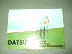 datsun 100 a folder izgst, Ophalen of Verzenden, Zo goed als nieuw, Overige merken