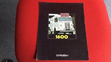 CITROEN 1600 HY FOLDER CATALOGUS NU CAMPER  OF FOOD TRUCK beschikbaar voor biedingen