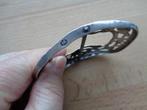 antiek zilveren grote gesp met mooie decoratie [802], Antiek en Kunst, Verzenden, Zilver