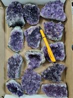Partij Uruguay Amethist, grotere stukken, Verzamelen, Mineralen en Fossielen, Ophalen of Verzenden, Mineraal