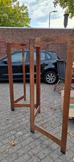 Oud houten kamerscherm / roomdivider, Ophalen, Gebruikt, 100 tot 150 cm, Vintage