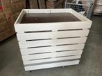 houten bakken op wielen / kratten / kisten 6 stuks, Ophalen, Gebruikt, 50 tot 100 cm, 75 cm of meer