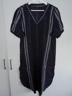 Ulla Popken Donkerblauwe Jurk Met V-hals Maat XL, Blauw, Maat 46/48 (XL) of groter, Nieuw, Ulla Popken