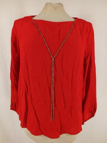 Mooi rood damesshirt.Nieuw.Mt M.Merk Mango beschikbaar voor biedingen