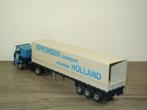 Scania 142H Truck & Trailer Spronsen Transport - Tekno 1:50, Gebruikt, Bus of Vrachtwagen, Verzenden, Tekno