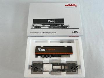 Marklin 47455 VOS Logistic Trailer + draagwagen NIEUW OVP NS beschikbaar voor biedingen