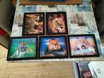 5 Katachtige 3D schilderijtjes, Minder dan 50 cm, Ophalen of Verzenden, Zo goed als nieuw, Schilderij