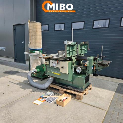 FELDER Combinatiemachine 5in1 plus afzuiger **set, Doe-het-zelf en Verbouw, Gereedschap | Zaagmachines, Zo goed als nieuw, Overige typen