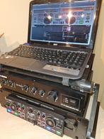 Complete geluidsset met DJ laptop voor horeca, thuis, mobiel, Muziek en Instrumenten, Overige merken, Gebruikt, Ophalen, Dj-set