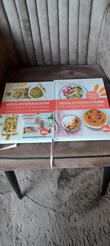 Niels Bosman koolhydraatarm 2 boeken  beschikbaar voor biedingen