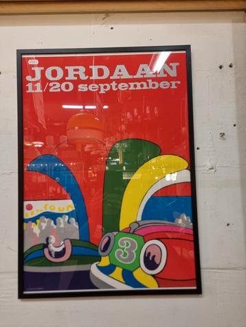 Vintage poster kermis Jordaan 1971 Jan Bons beschikbaar voor biedingen
