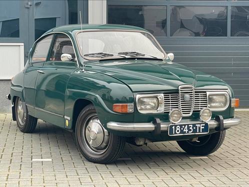 Saab 96 1.5 V4 1971 Origineel Nederlands geleverde Saab, Auto's, Oldtimers, Bedrijf, Saab, Benzine, Handgeschakeld, Groen, Overige kleuren