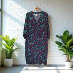 Miss Etam Jurk Maat XXL Zwart Tijger Panter Print Midi, Kleding | Dames, Verzenden, Zwart, Maat 46/48 (XL) of groter, Zo goed als nieuw