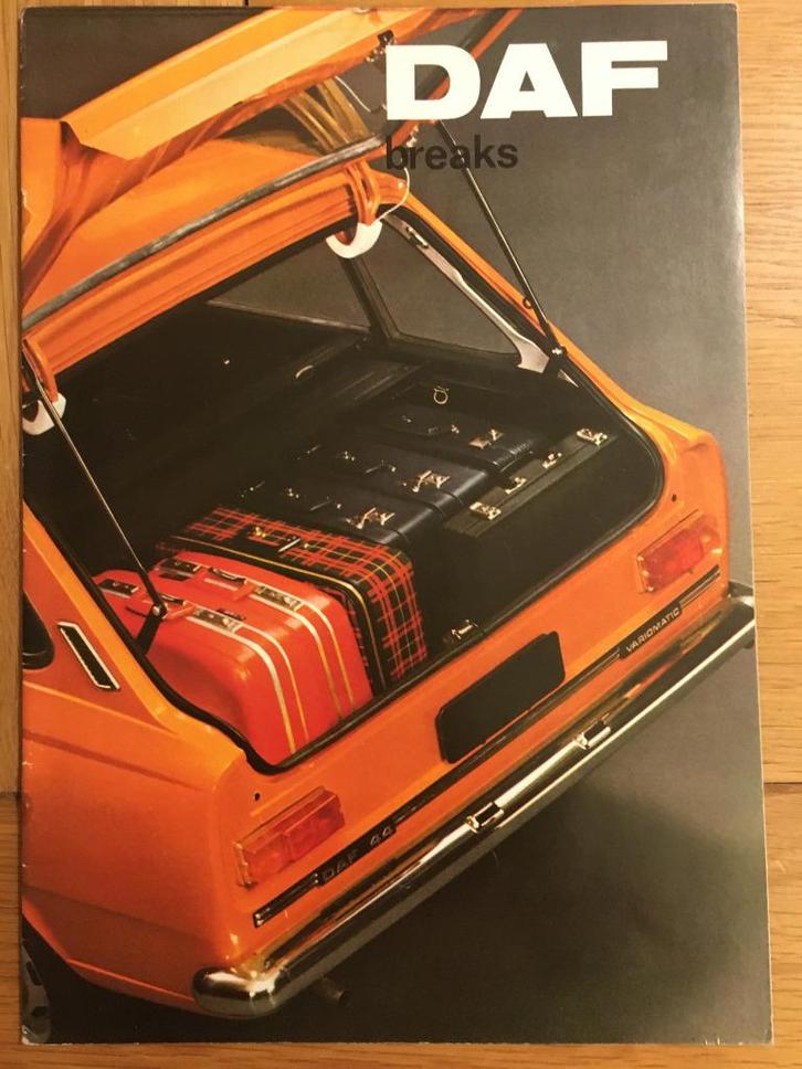DAF Breaks 44 55 Stationcar/Combi/Bestel brochure/folder 71, Boeken, Auto's | Folders en Tijdschriften, Zo goed als nieuw, Ophalen of Verzenden