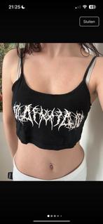 cute alternatieve croptop zonder mouwen, Zwart, Ophalen of Verzenden, Gedragen, Shein