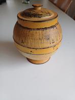 Antiek blikken  pot met deksel, Verzamelen, Blikken, Ophalen of Verzenden, Gebruikt