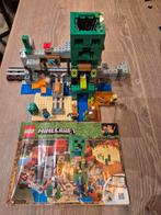 LEGO Minecraft Creeper Mine 21155 - Compleet!, Ophalen of Verzenden, Zo goed als nieuw, Complete set, Lego