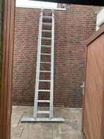 3 delingen ladder met 12 sports, Ladder, Ophalen of Verzenden, Zo goed als nieuw, 4 meter of meer